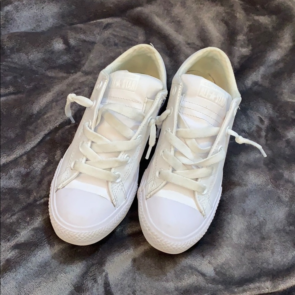 Leather Converse